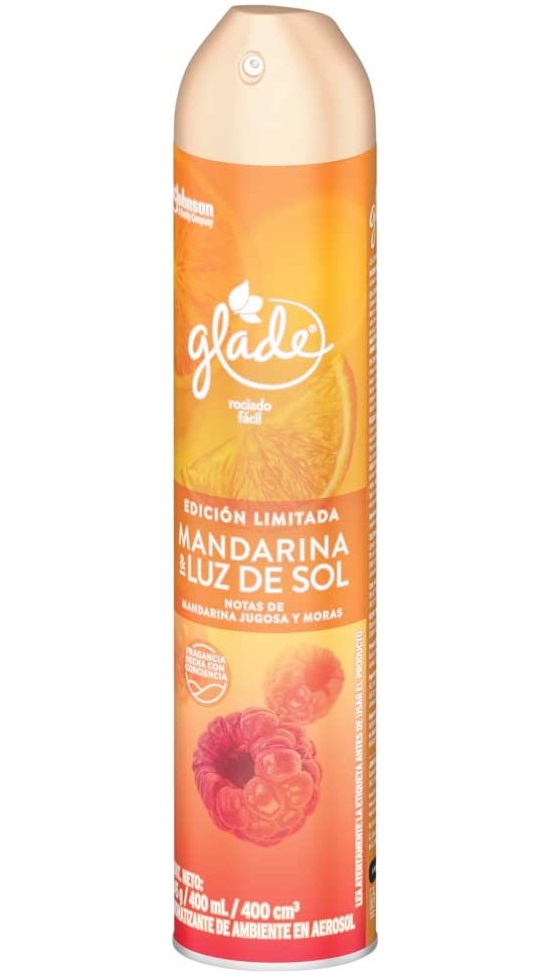 AMBIENTADOR GLADE 400ML 2X1 MANDAR LUZ SOL