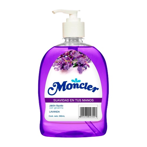 JABON MONCLER 360ML LIQ LAVANDA