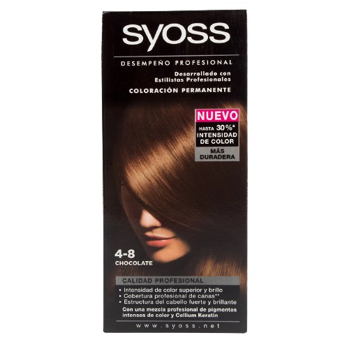 TINTE SYOSS 50GR 4.8 KIT CHOCOLATE